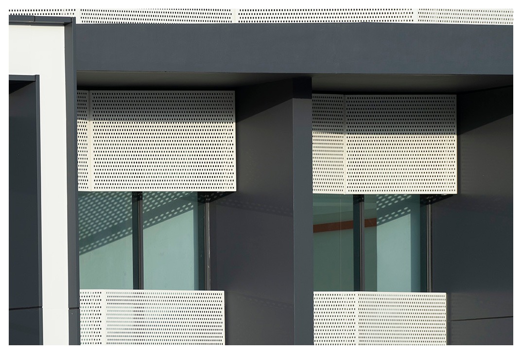 Aluminium Perforated Sunscreen & Glazing Works